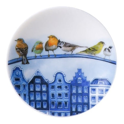 Magnet Skovfugle i byen rund – Heinen Delfts Blauw Magnet Heinen Delfts Blauw