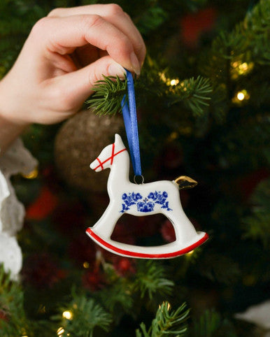 Julepynt Gyngehest – Heinen Delfts Blauw Julepynt Heinen Delfts Blauw
