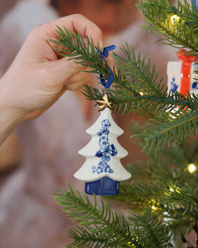 Julepynt Juletræ med Stjerne – Heinen Delfts Blauw Julepynt Heinen Delfts Blauw