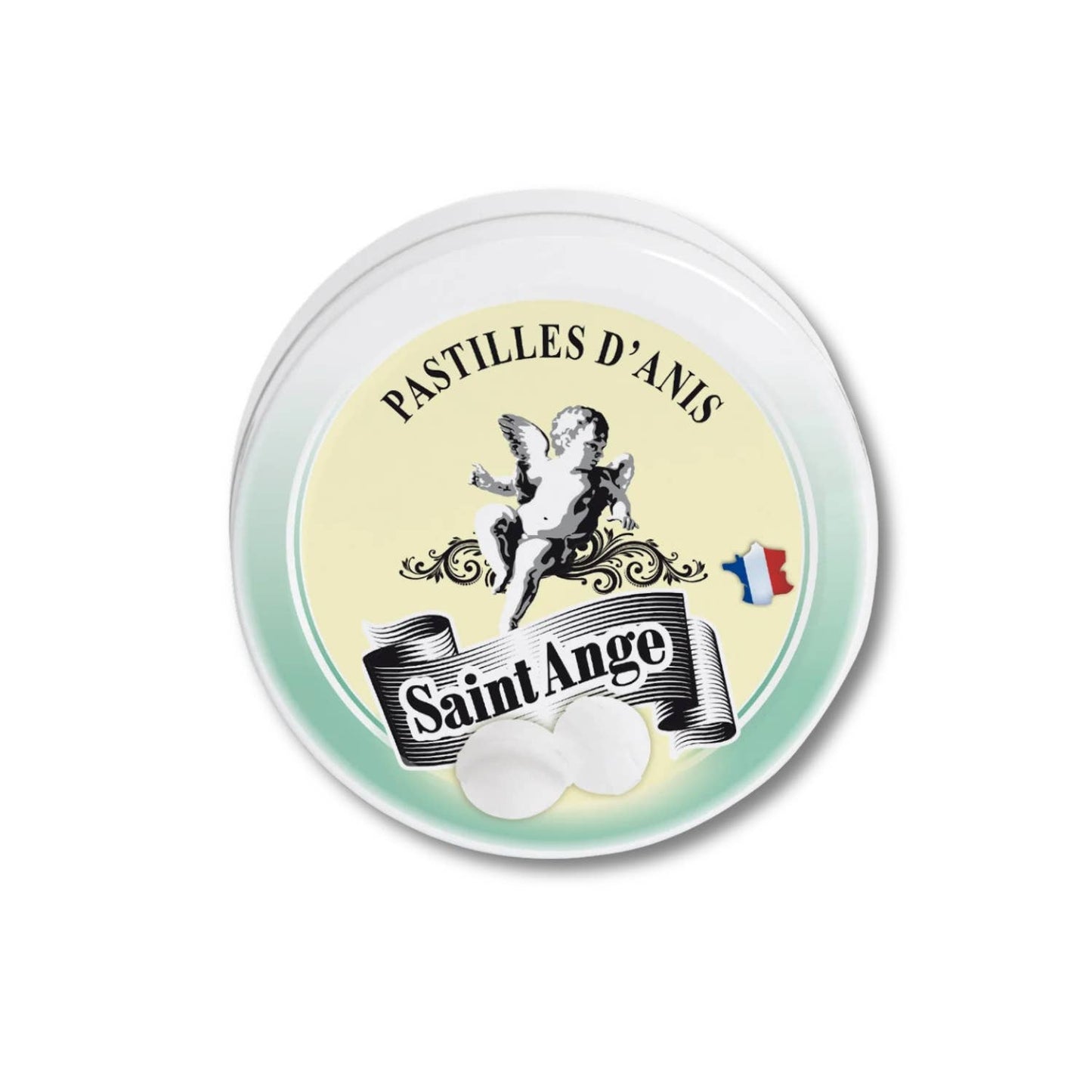 Saint-Ange Anis Pastiller 50g - Traditionelle Franske Slik Bonbon-France