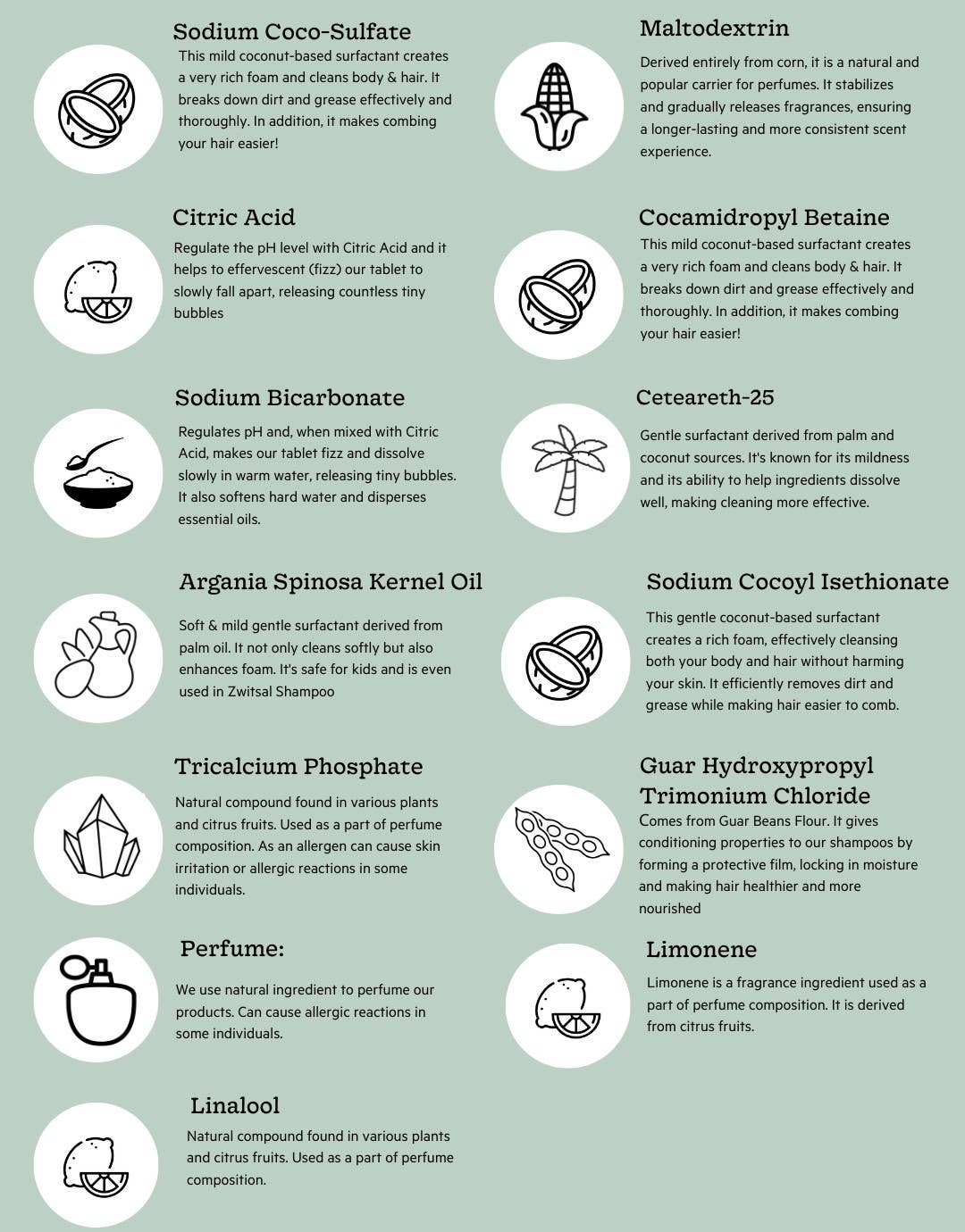 Startsæt Shampoo Refill Tabletter Mint og Lavendel The Green Lab Co.