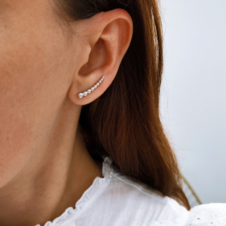 Øreringe kuglerække eCarla