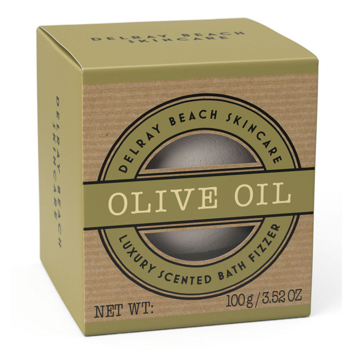 Delray Beach Badebomber 100g - Luksus Badebolde med Naturlige Olier Delray Beach Oliven