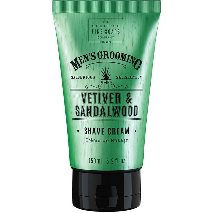 Shave cream Vetiver & Sandalwood 150 ml The scottish soaps company Default Title