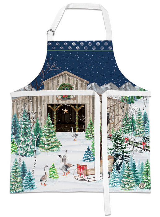 Forklæde CHRISTMAS SNOW Michel Design Works