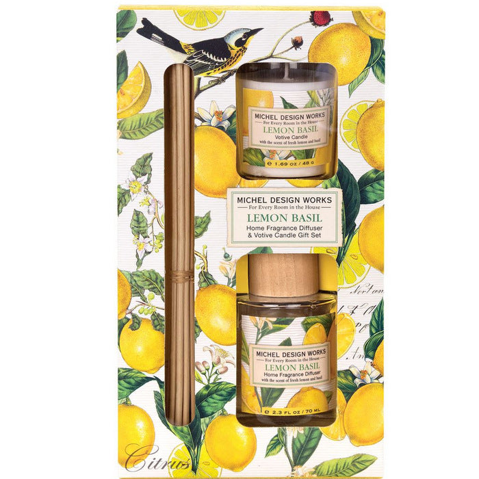 Duftpinde & Lys Lemon Basil Michel Design Works Michel design works Default Title