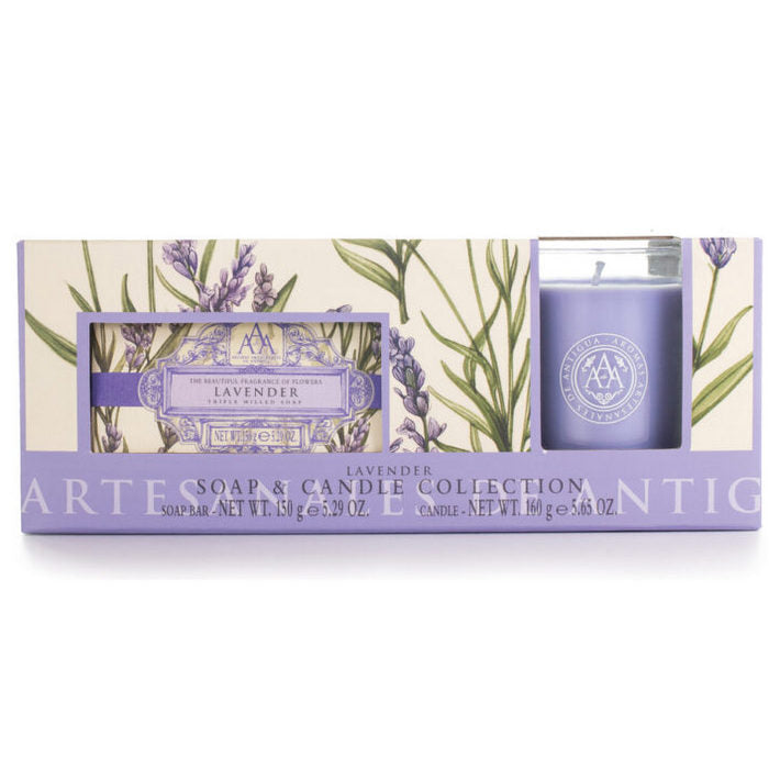 AAA Håndsæbe & Duftlys Gavesæt Lavendel - Aromas Artesanales de Antigua Aromas Artesanales de Antigua Default Title