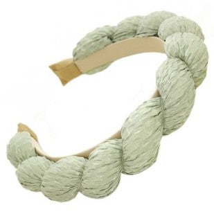 Hårbånd Lysegrøn Snoet - Elegant & Praktisk eCarla