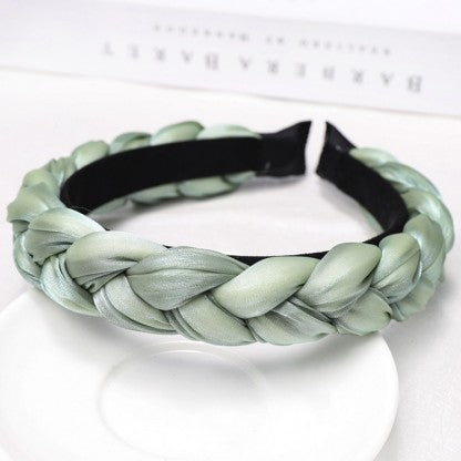 Hårbøjle snoet grøn eCarla