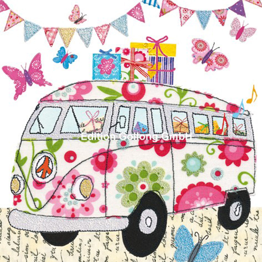 Postkort med billede af bus Edition Gollong Default Title