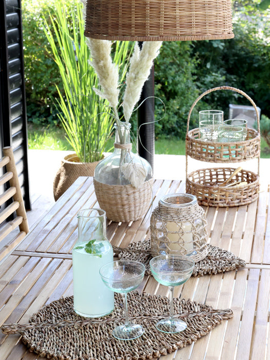 Opsats i flet med 2 kurve Chic Antique