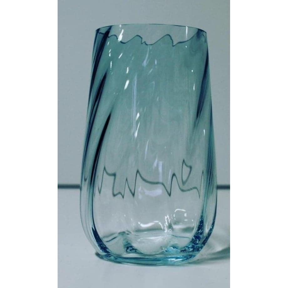 Hekla swirl drikkeglas light blue Anna Von Lipa