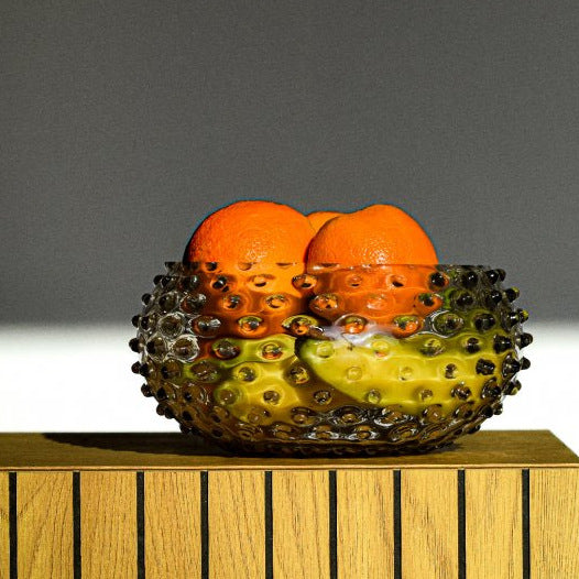 Skål Hobnail 23 cm Anna Von Lipa Anna Von Lipa Oliven