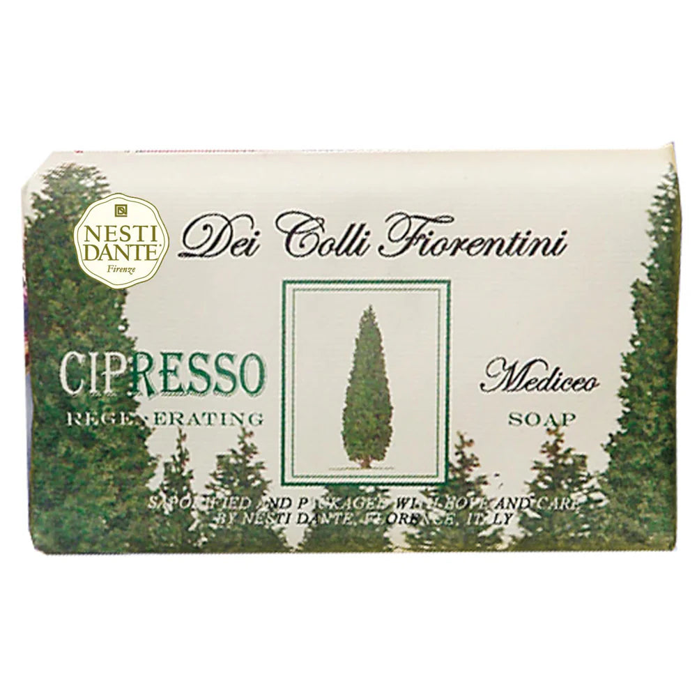 Nesti Dante Cypres Sæbe 250g - Regenerating Cypress Italiensk fast sæbe Nesti Dante