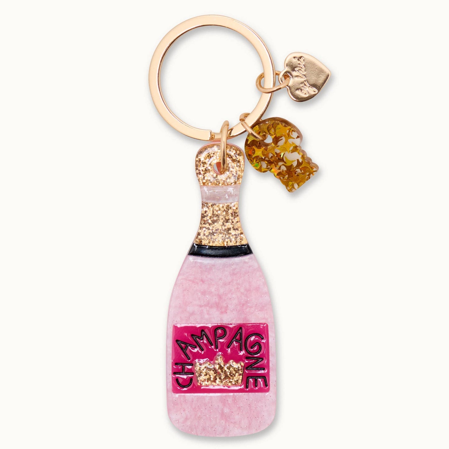 Nøglering Champagne Pink - Acryl Nøglering by Vivi by Vivi.