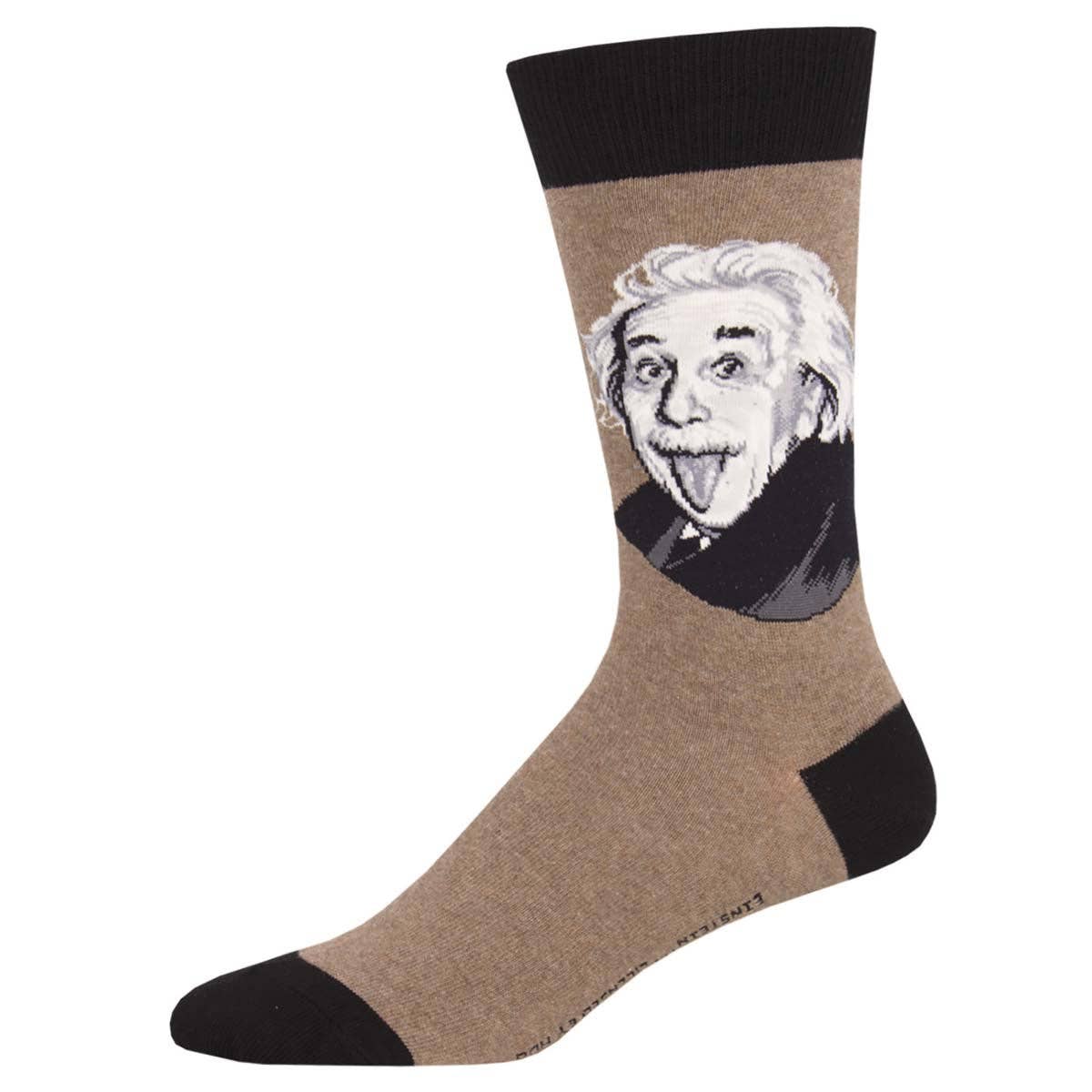 Einstein Portræt Sokker | Socksmith Europe Sokker Socksmith Europe