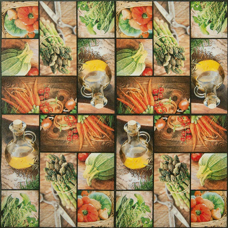 Frokost servietter Friske grøntsager Home Fashion - Carl Dietrich GmbH