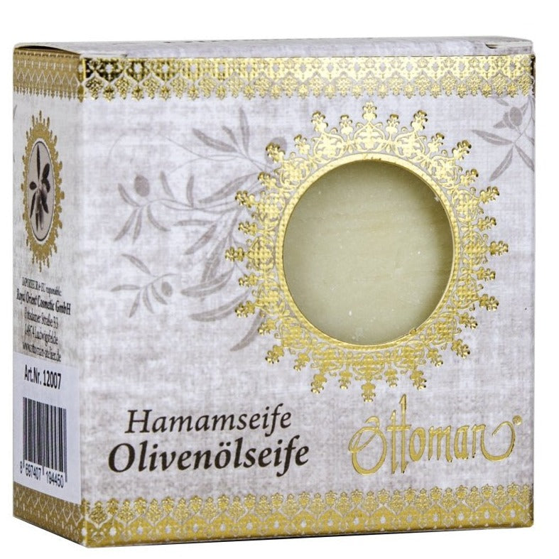Olivensæbe Hamam Sæbe i æske 200 gram