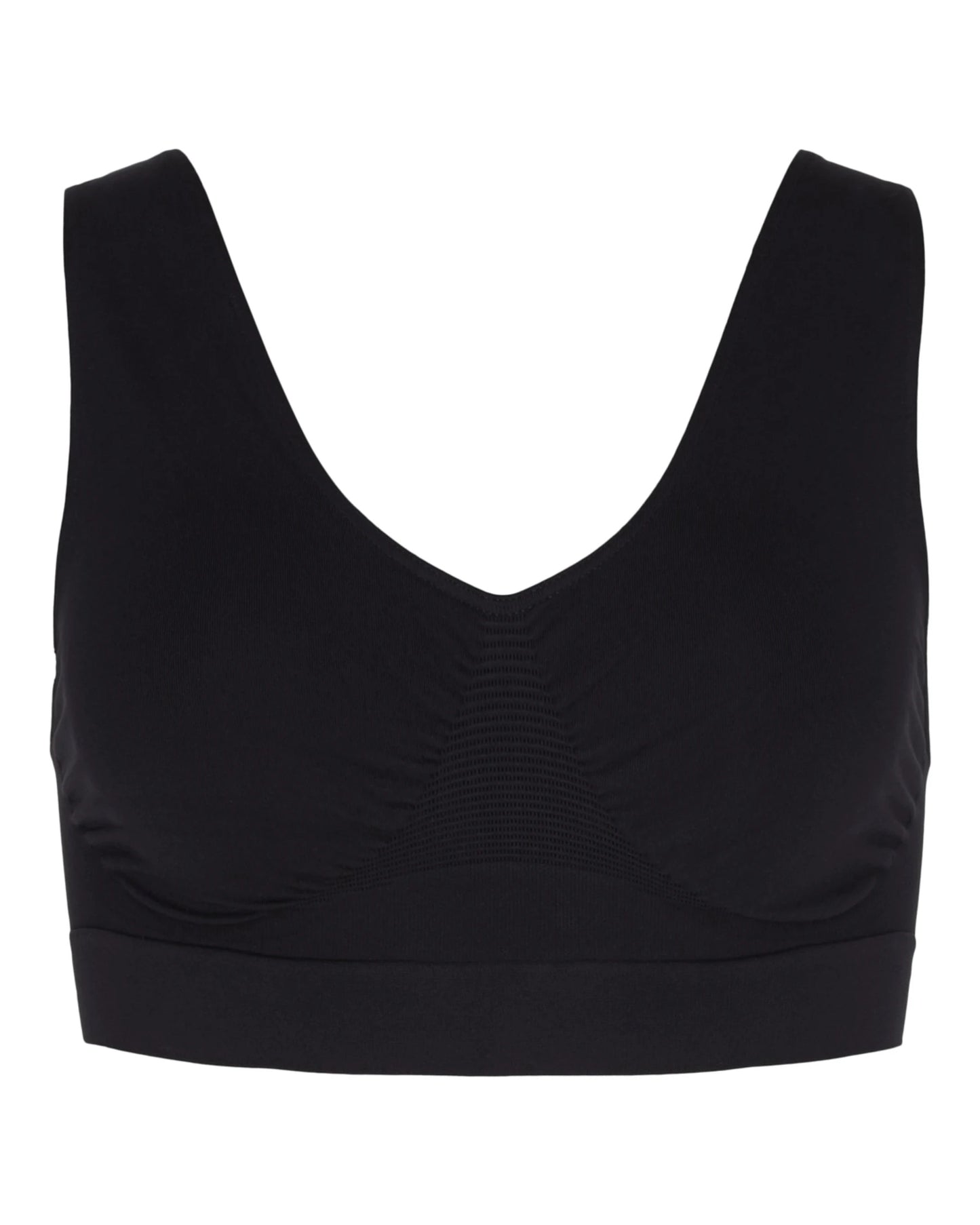 Asta Bralette – Blød & Behagelig BH-top med Brede Stropper Tim & Simonsen Sort S/M