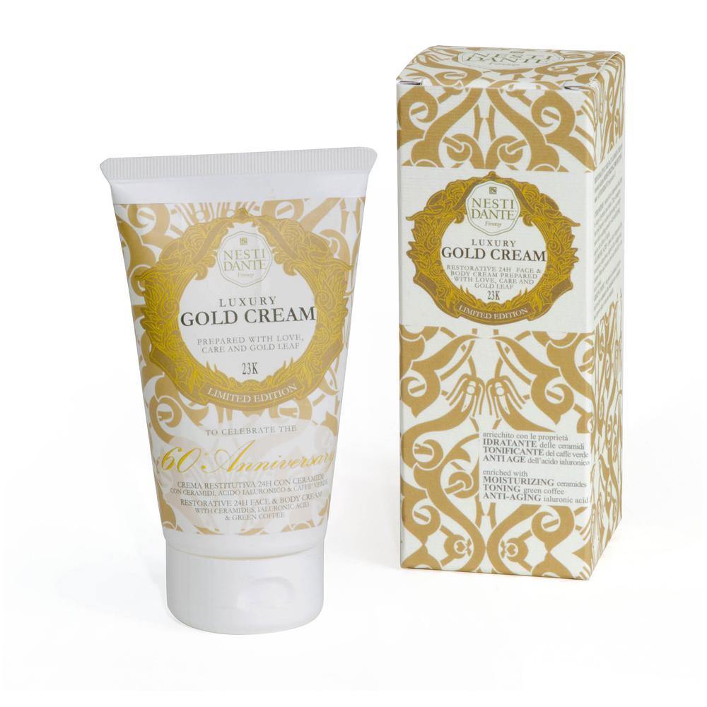 Nesti Dante 24H Face & Body Cream med 23k gold blade 150ml Plejende produkter Nesti dante