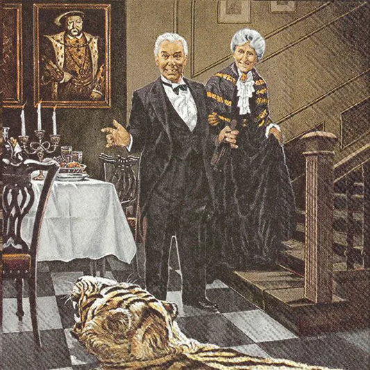 Cocktail Servietter Dinner for One - 90 Års Jubilæum