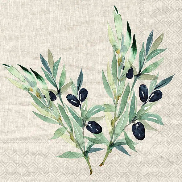 Kaffe servietter Olio Di olivia linen