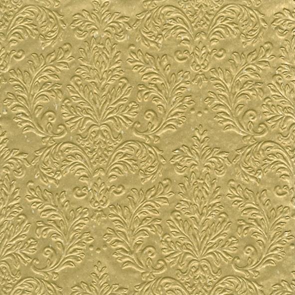 Middagsserviet Cameo Uni Guld – 40x40 cm – 16 stk.