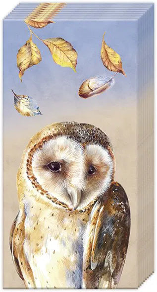 Lommetørklæde med ugle IHR