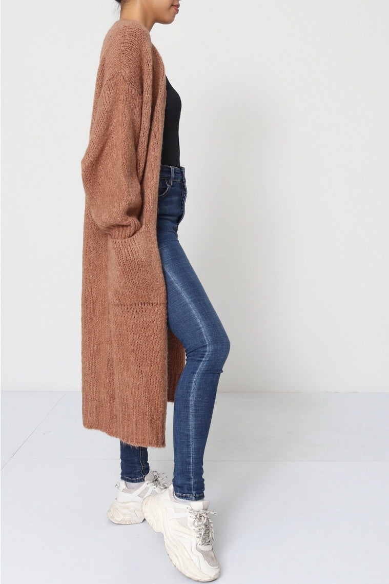 Strik Cardigan mellemlang