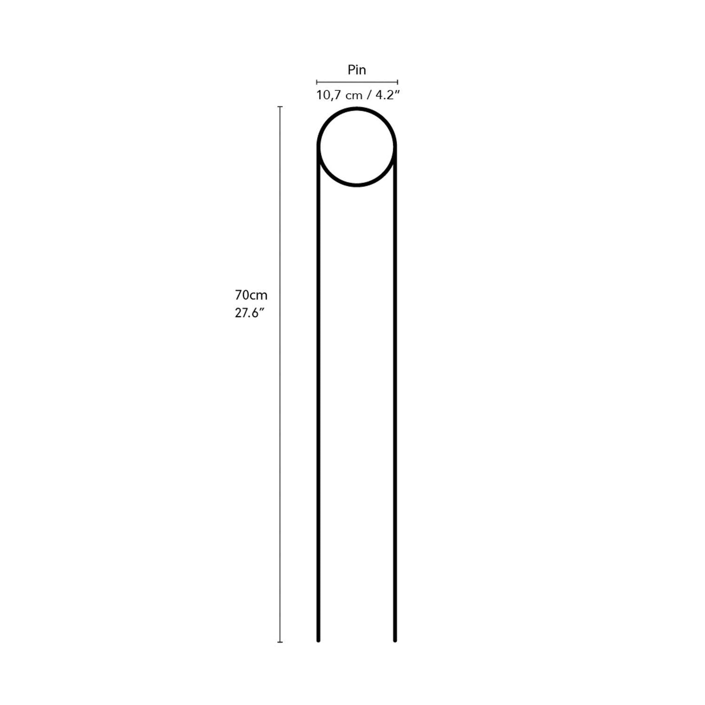 Gylden Plantepind – Elegant Plantemarkør og Støtte Botanopia