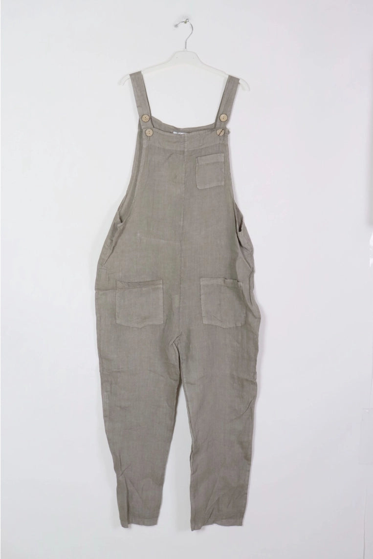 Overalls smækbukser i 100 % Hør Lea & Luc