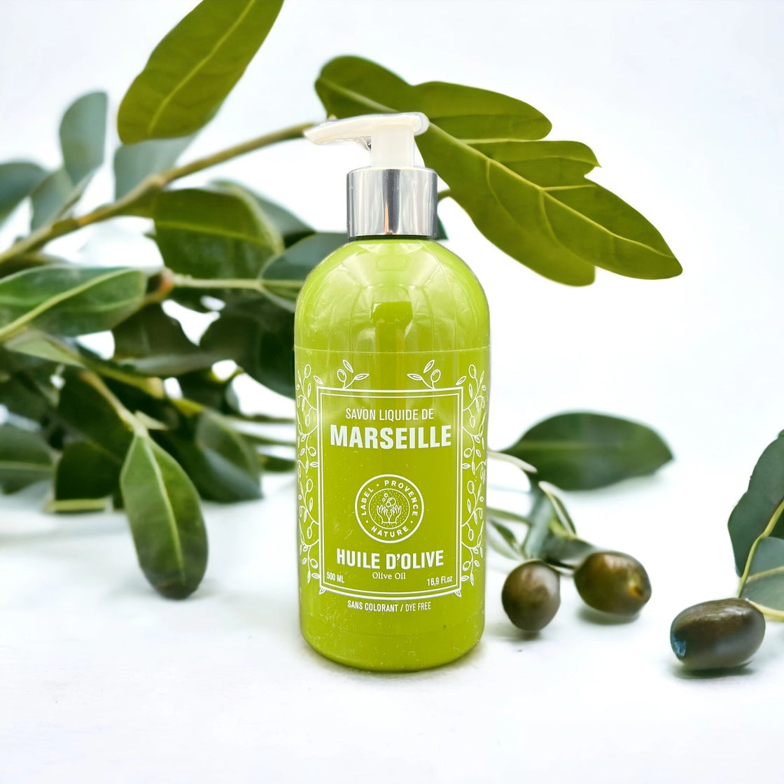 Økologisk Marseille Sæbe 1 liter Oliven Label Provence Nature
