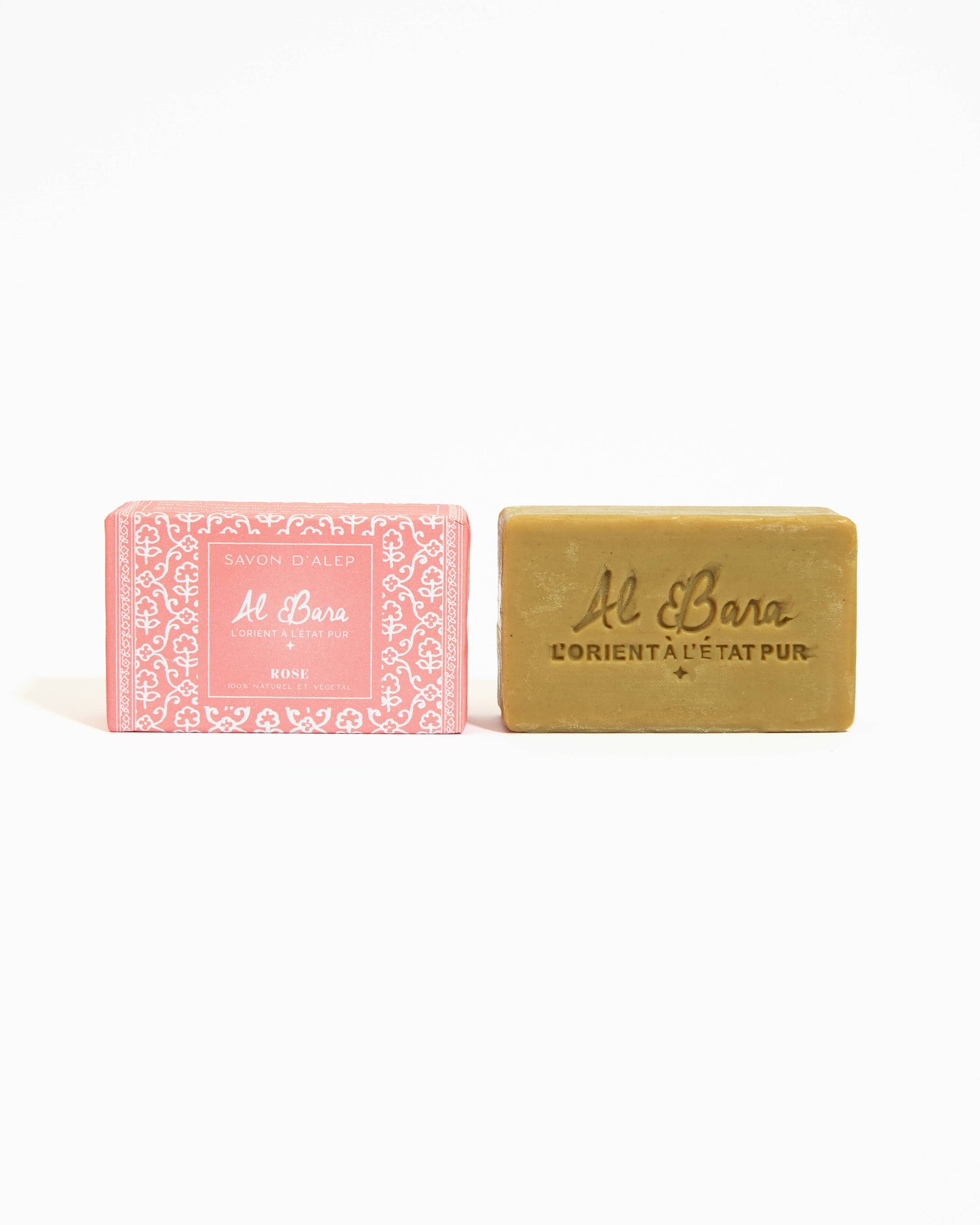 Parfumeret Aleppo sæbe 100g Rose