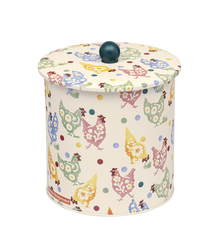 Metal Kagedåse Polka Høns - Emma Bridgewater Emma Bridgewater