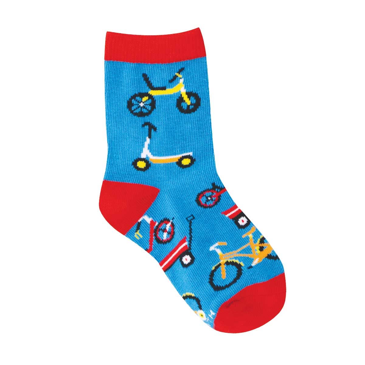 Børnesokker med hjulmotiver – blå – 2-7 år | Socksmith Socksmith Europe 2-4 år Blå