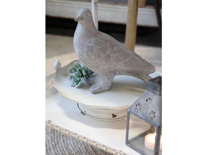 Fredsdue Dekoration Cement Fransk Grå - Chic Antique Chic Antique