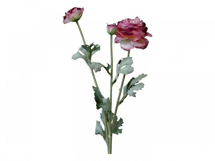 Kunstig Ranunkel 40 cm Rosa - Chic Antique Fleur Chic Antique