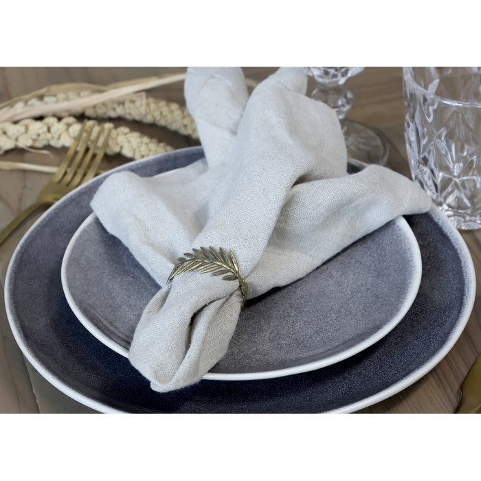 Servietring blad messing Chic Antique
