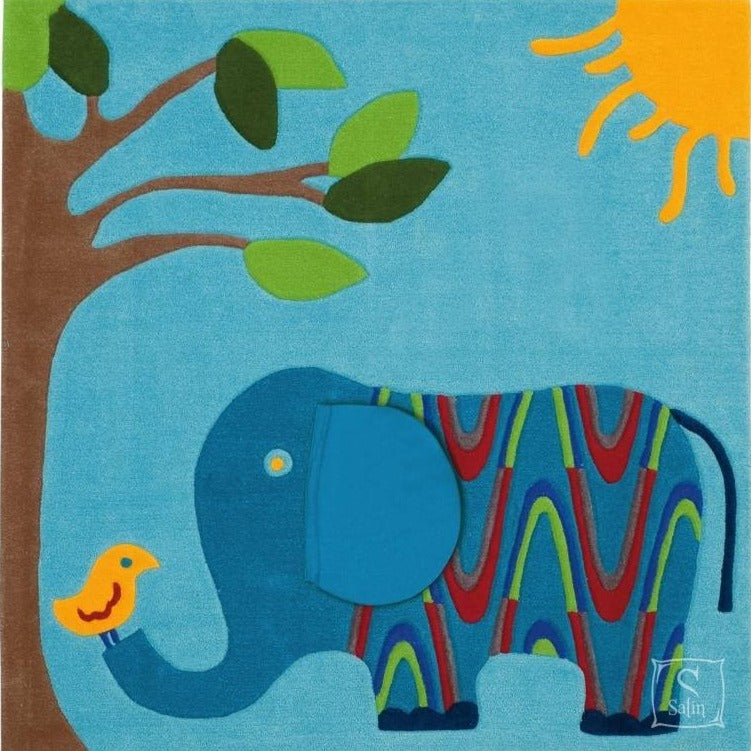 Tæppe elefant Arte Espina 130x130 cm