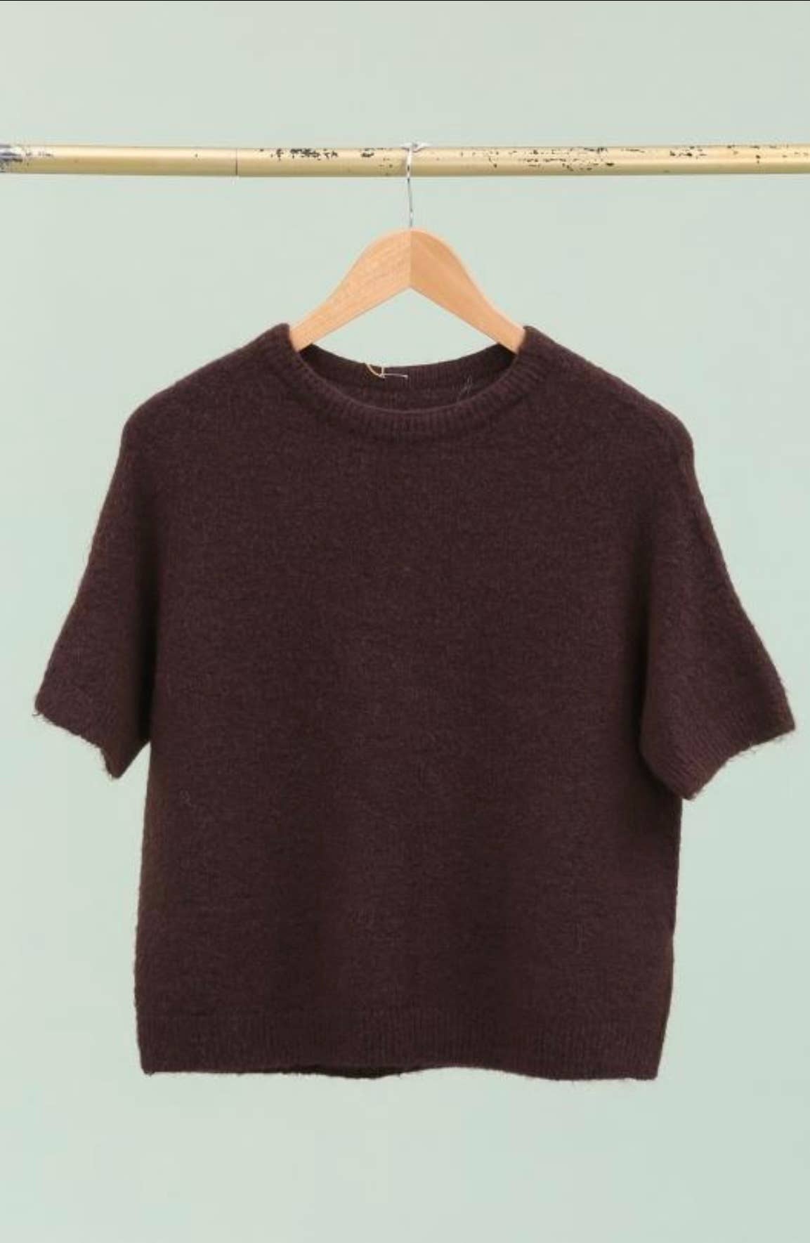 Strik med 3/4 Ærme 30% Alpaka Uld - Flere Farver | LÉA & LUC LÉA & LUC chokolade