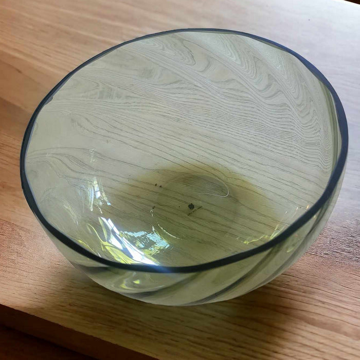 Anna von Lipa Swirl skål Olivengrøn 21 cm Anna Von Lipa