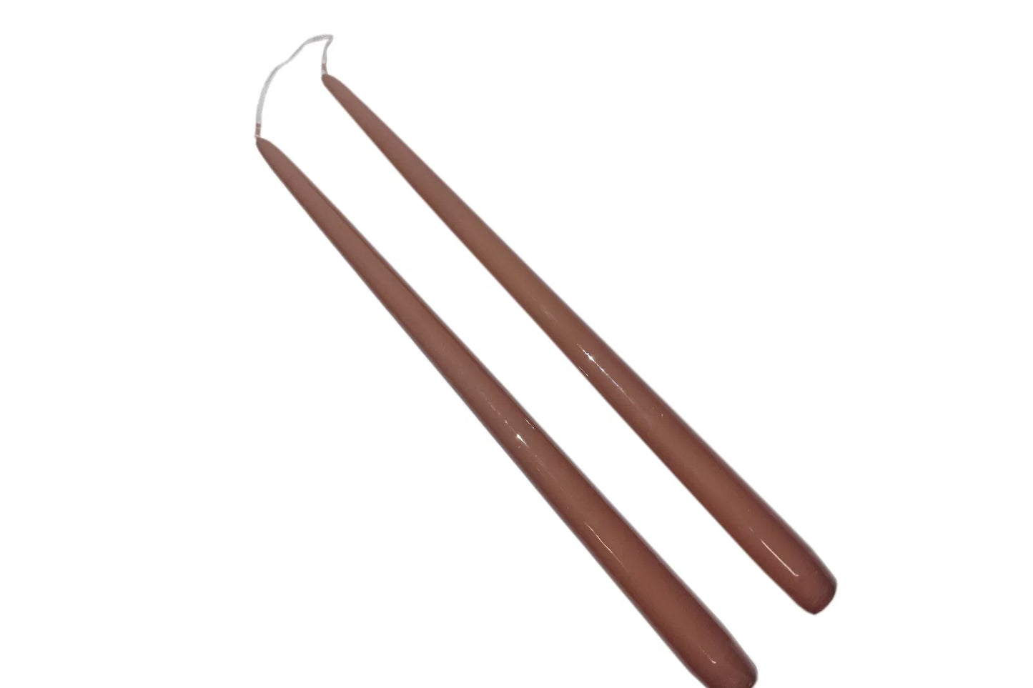 Lak Lys håndyppede 42 cm Flere farver - 2 stk