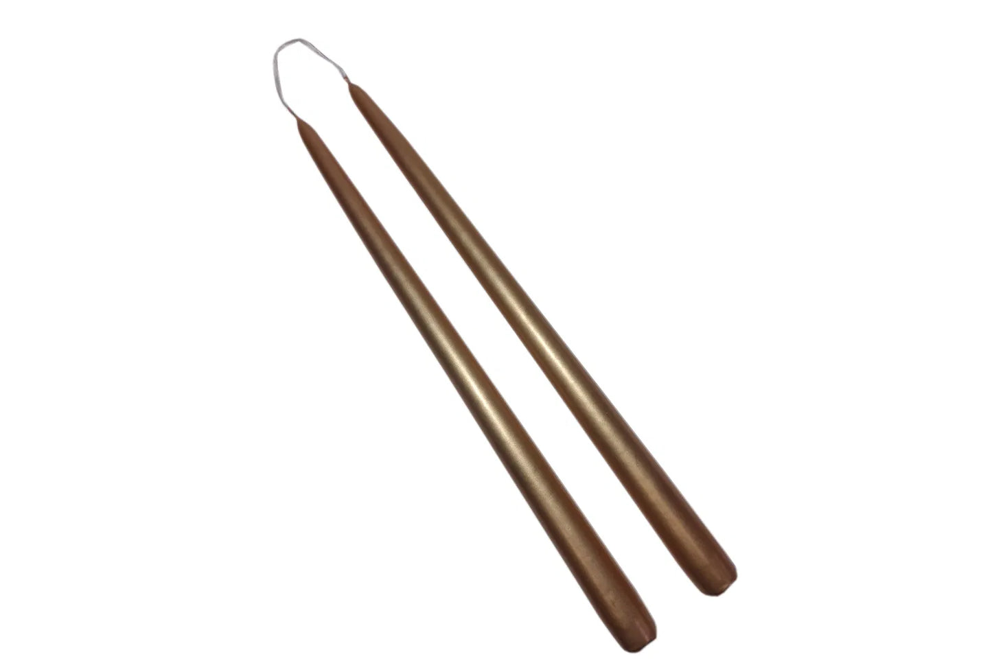 Lak Lys håndyppede 42 cm Flere farver - 2 stk