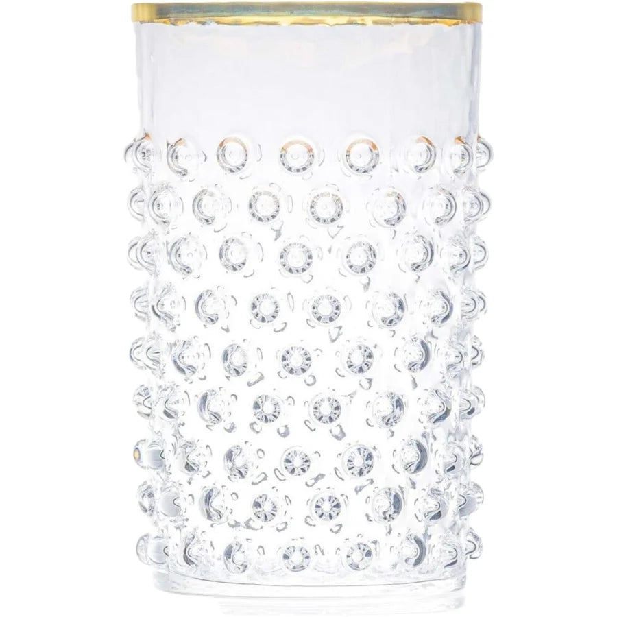 Hobnail glas Anna von Lipa clear/Gold