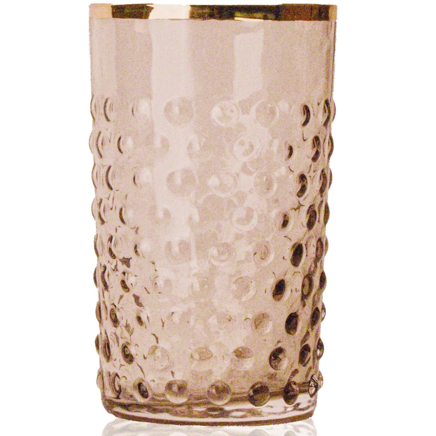Hobnail glas Anna von Lipa Cashmere/Gold