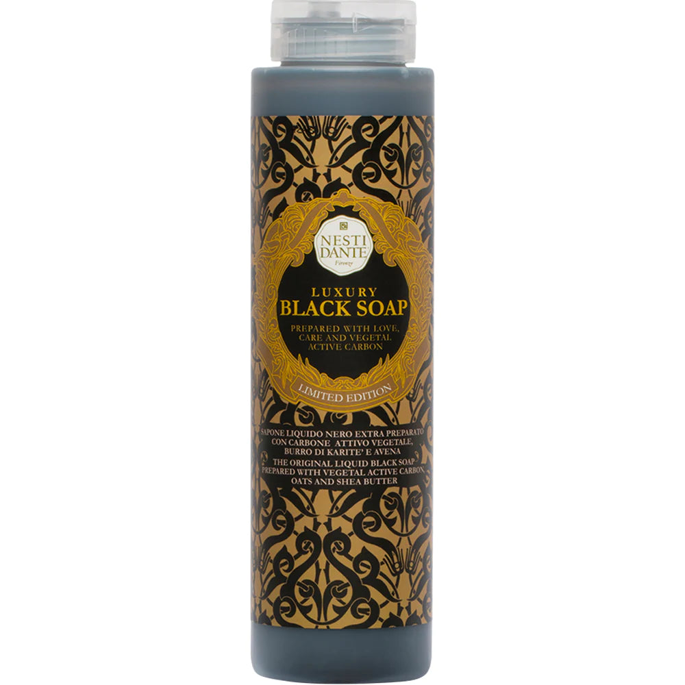 Nesti Dante Black Soap Shower Gel 300ml - Naturlig Brusegel med Aktivt Kul Nesti dante