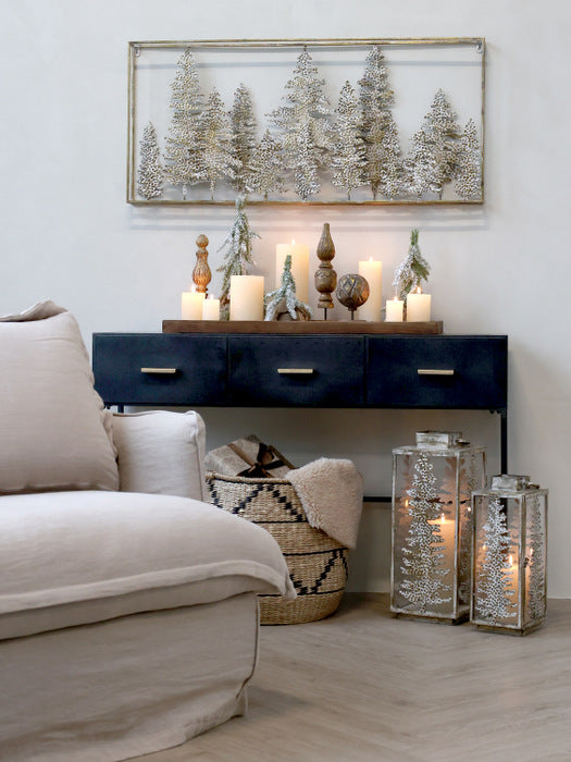 Væg Decor messing grantræer Chic Antique Chic Antique