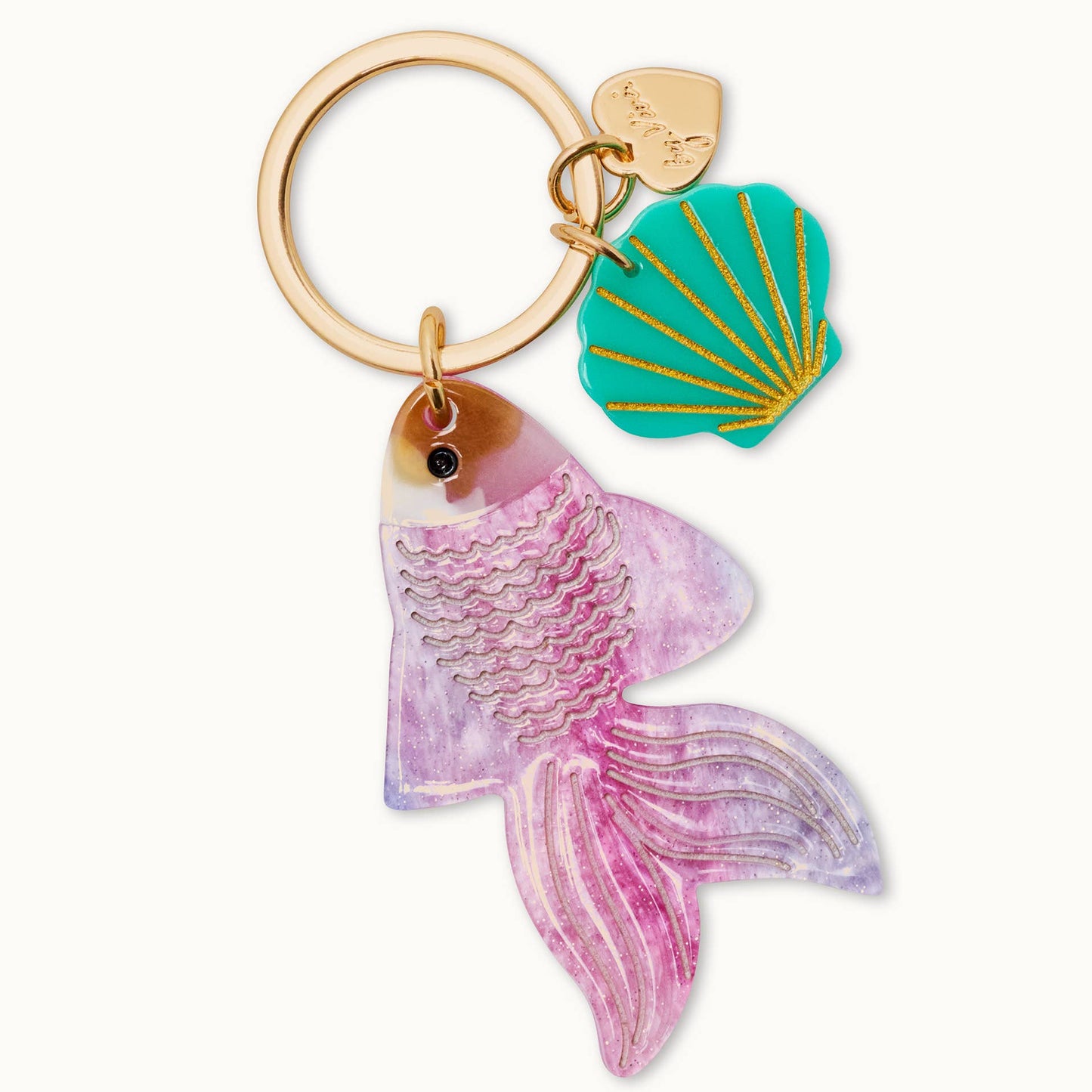 Nøglering Fisk - Acryl Nøglering by Vivi by Vivi.