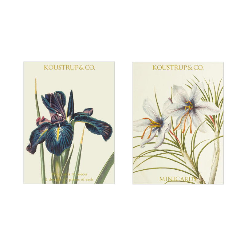 Mini kort forår Iris