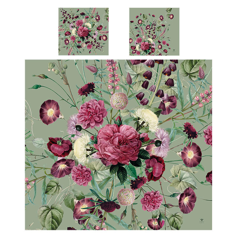 Økologisk sengesæt dobbeltdyne -Blossom Garden JL 200x220 cm